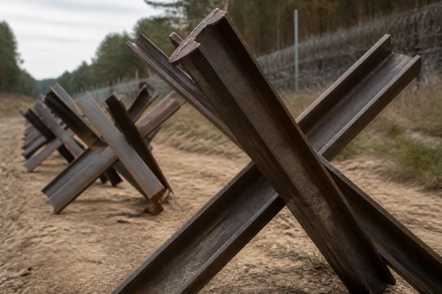 Panzersperren an der Grenze: Polens neue Verteidigungslinie zu Kaliningrad